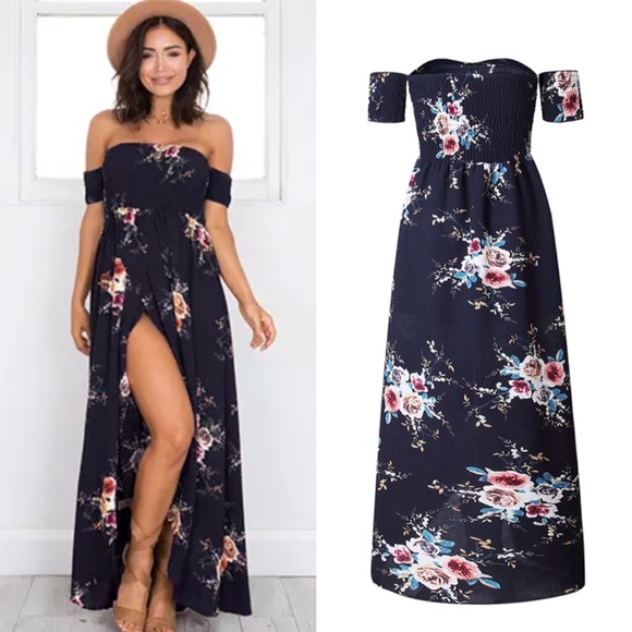 Dresses & Skirts - 💥HP💥 NWT Beach Long Off Shoulder Dress